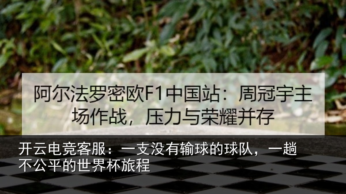 开云电竞客服：一支没有输球的球队，一趟不公平的世界杯旅程