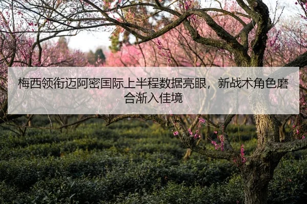 梅西领衔迈阿密国际上半程数据亮眼，新战术角色磨合渐入佳境