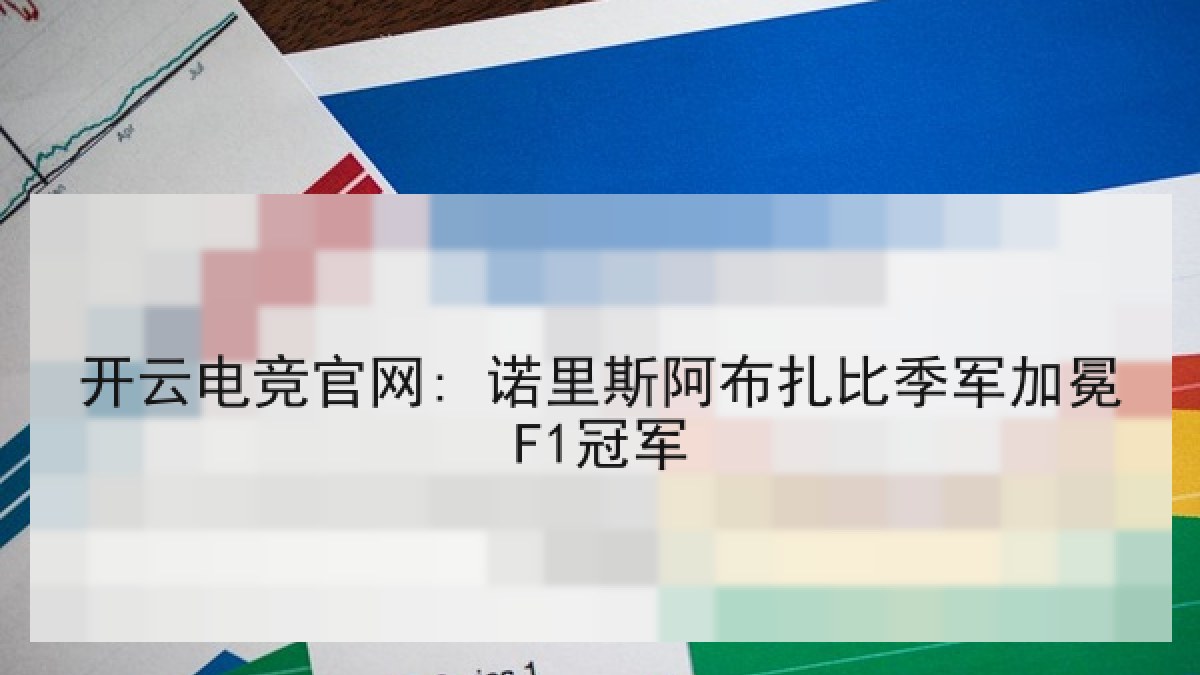 开云电竞官网: 诺里斯阿布扎比季军加冕F1冠军